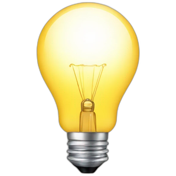 Light bulb emoji