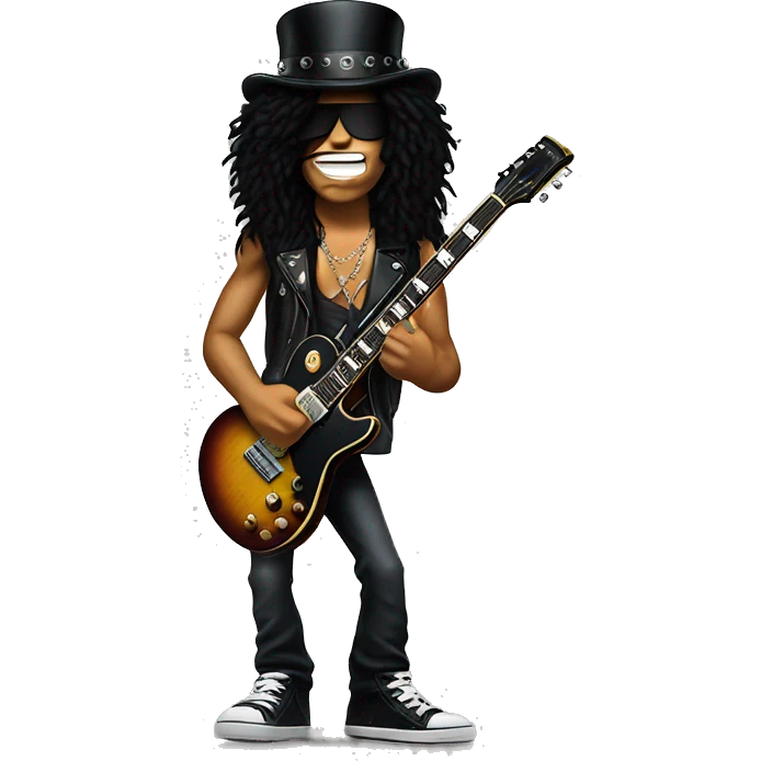 Slash from Guns'N'Roses emoji