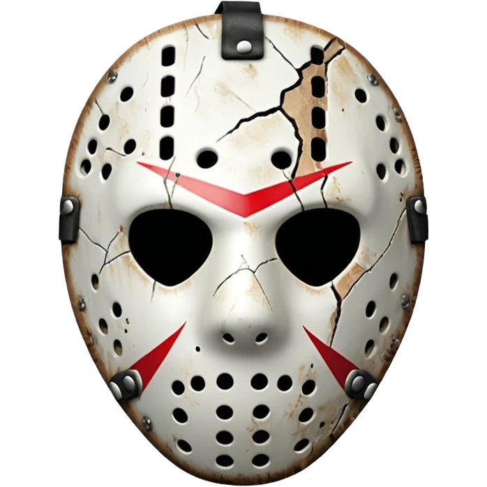 jason from friday the 13th just the mask emoji