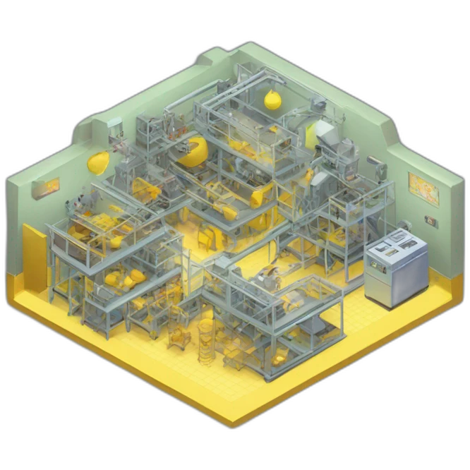 idea factory, isometric emoji