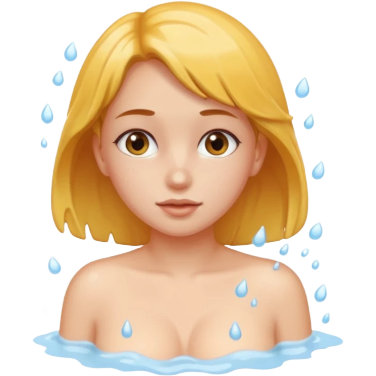 one girl soapy boob emoji