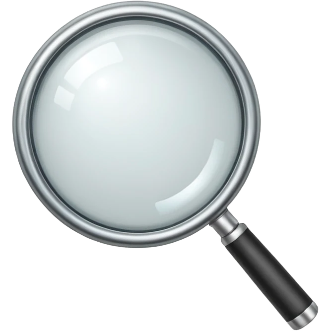 magnifying glass emoji