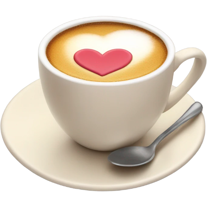 Café con corazones emoji