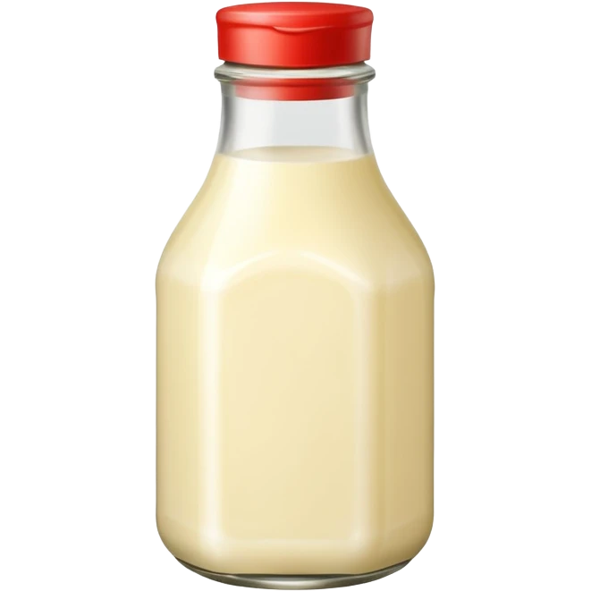 Glass Bottle of Mayonnaise emoji