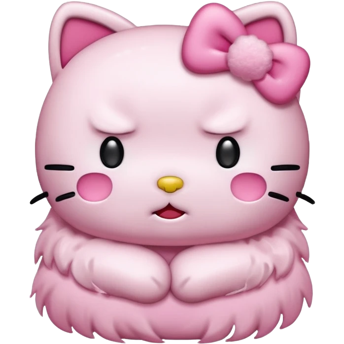 Hello kitty crying emoji