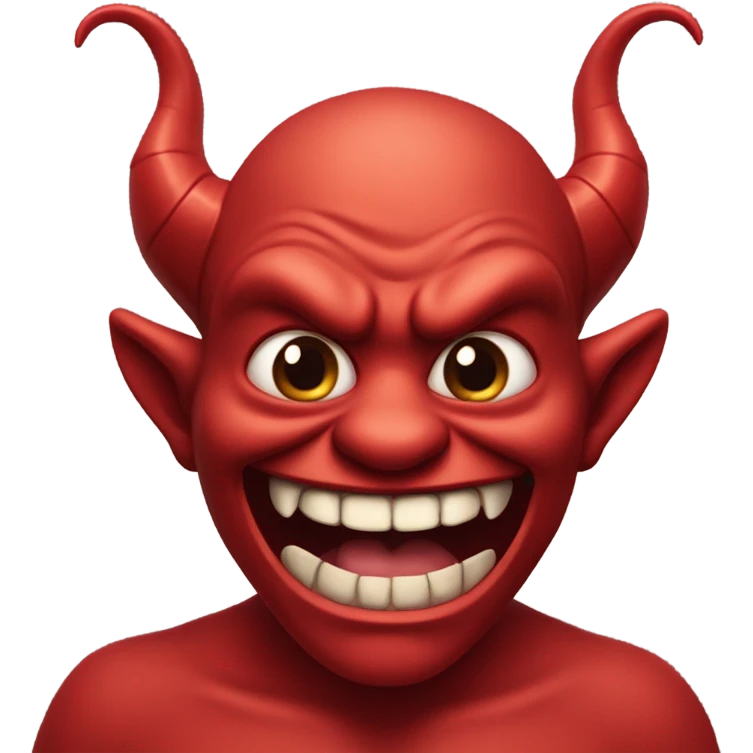 Devil sticking tongue out emoji