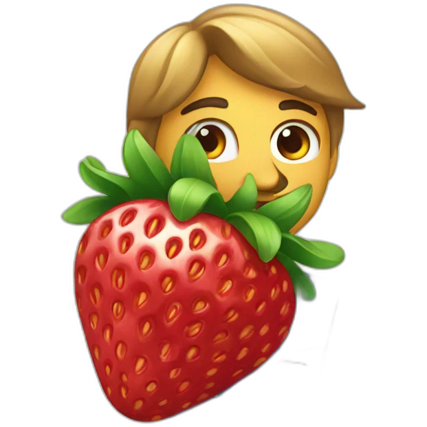 Fresas  emoji