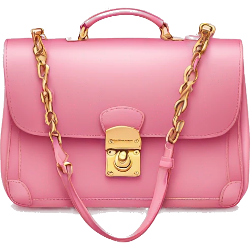 pink Louis Vuitton bag emoji