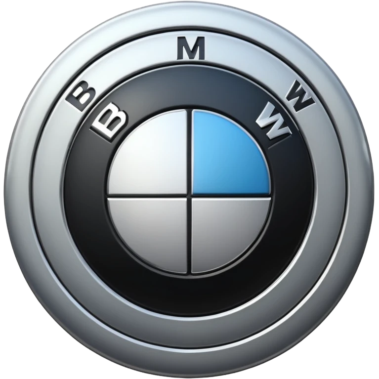 Bmw symbol real without double layer  emoji