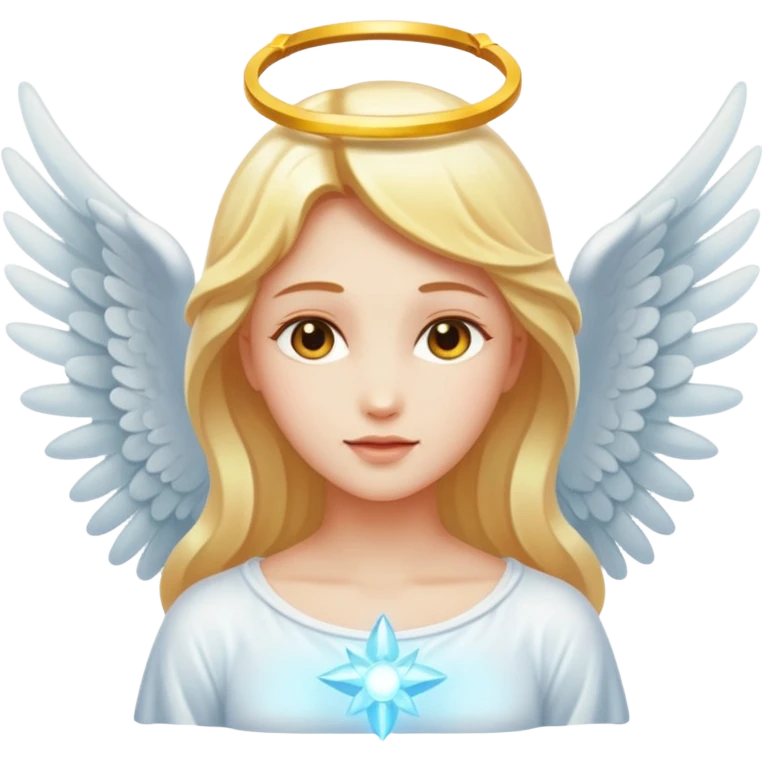 divinidad angelica de luz emoji