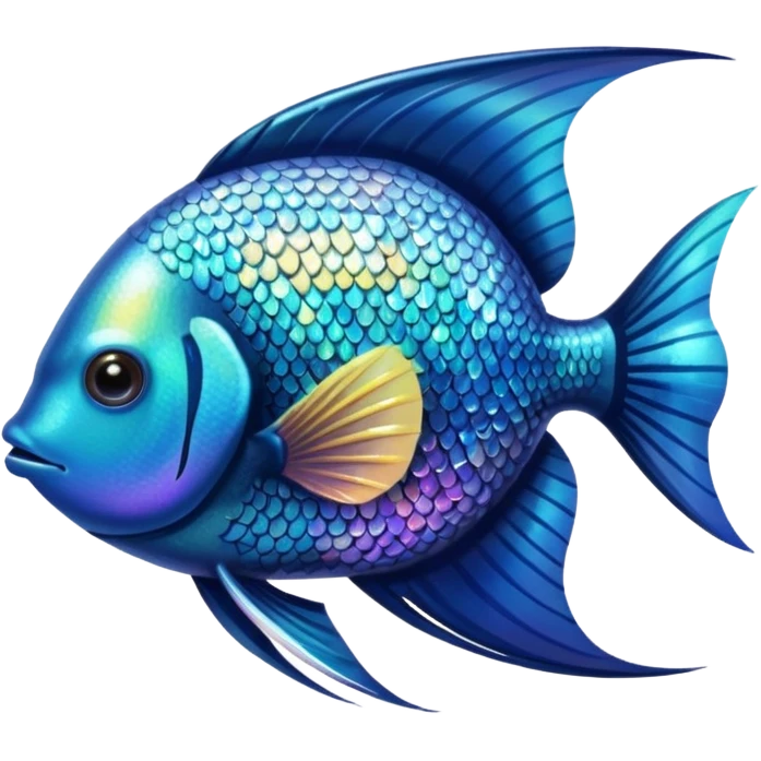 angelfish with sparkle emoji