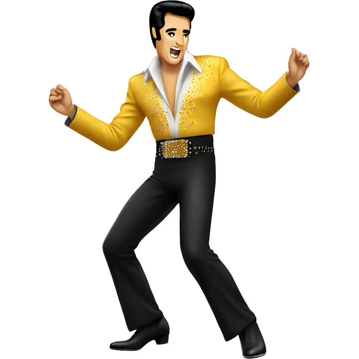 Elvis presley dancing emoji