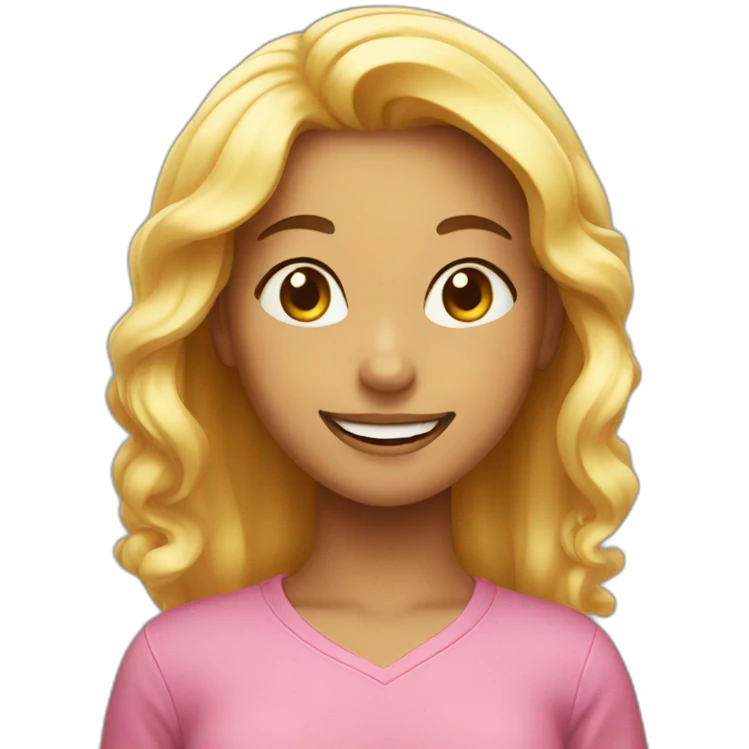 satisfied girl emoji