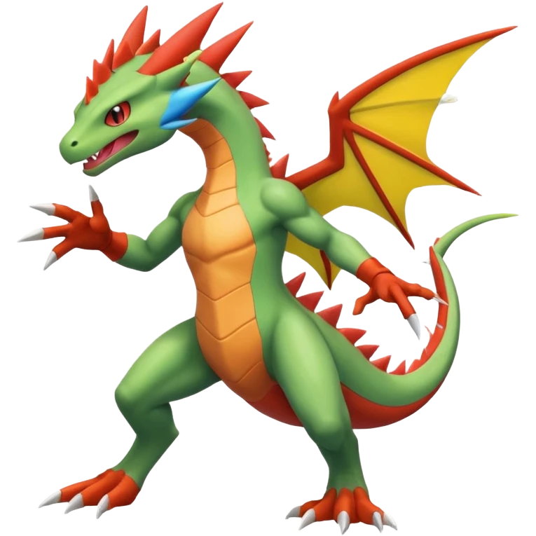 Electrike-Flygon-Salamence-fusion (full body) emoji