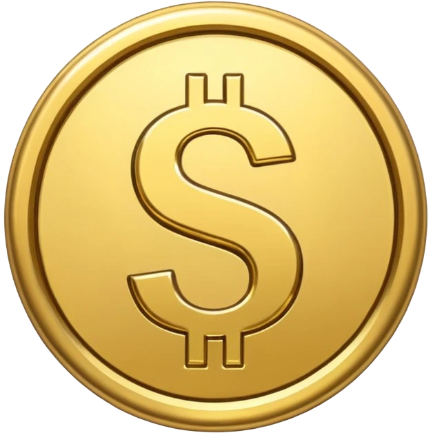 signo de $ realista emoji