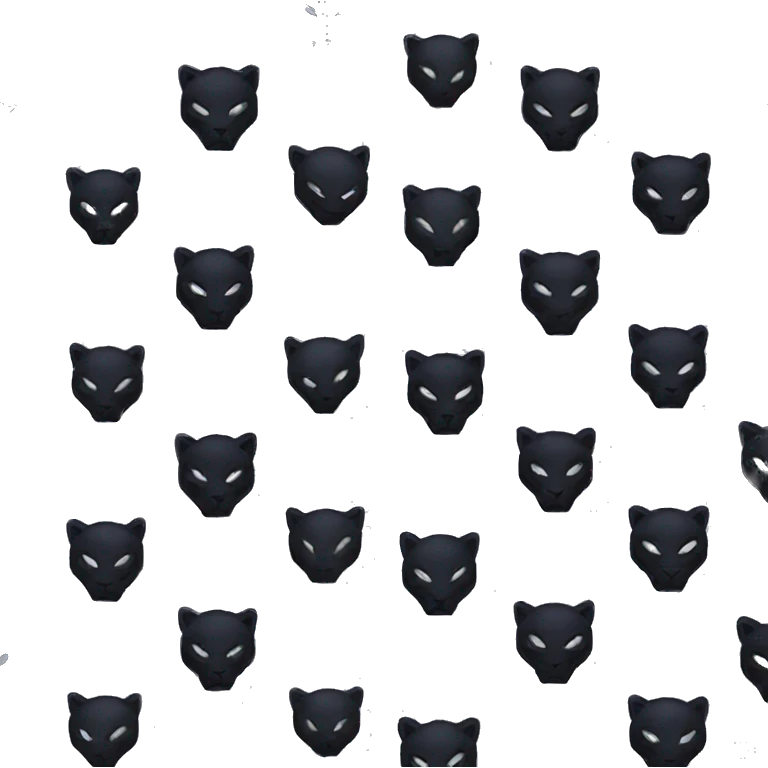 black panther marvel logo emoji