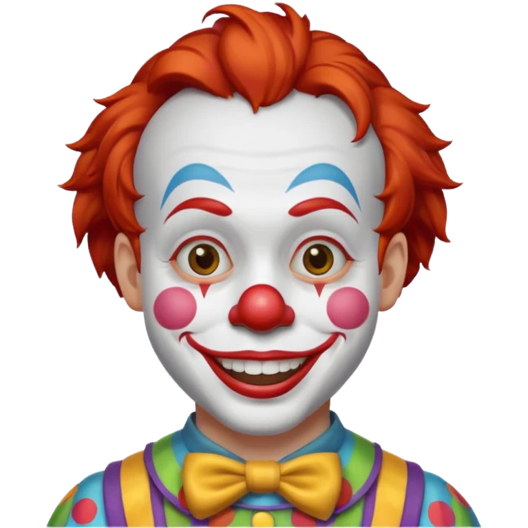 small haired clown emoji