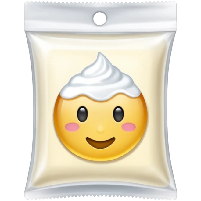 Sachet de sucre vanillé emoji