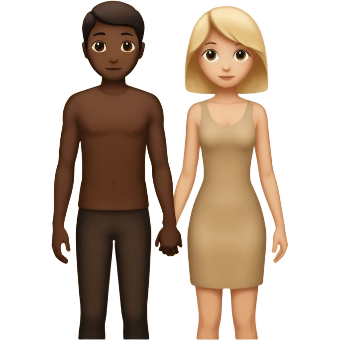 2 peoples standing far  emoji