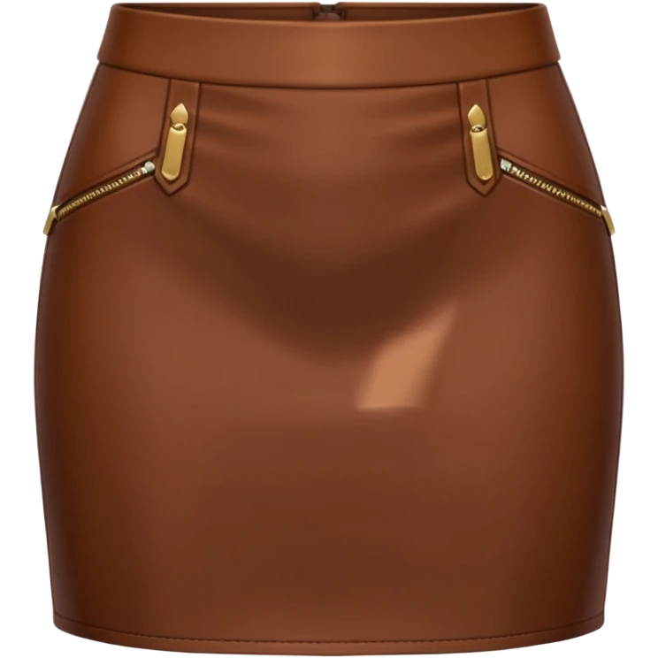 brown leather tight skirt emoji emoji