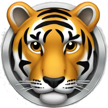 coin with tiger on it emoji