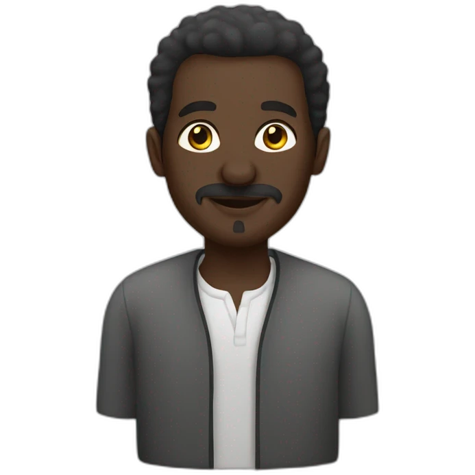 Sudanese man in Istanbul emoji