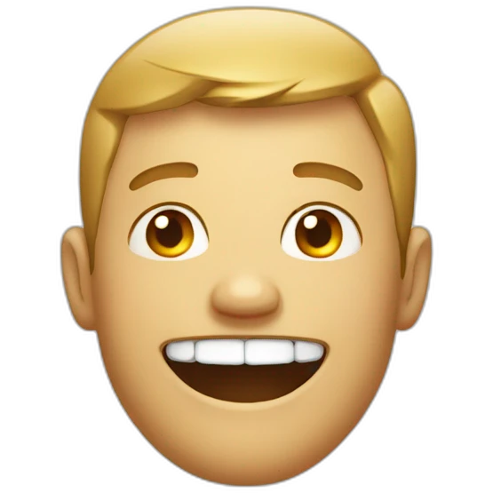man smiling with missing teeth emoji