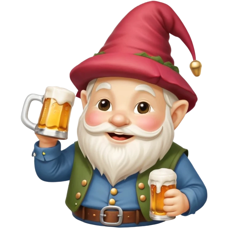Drunk garden gnome emoji
