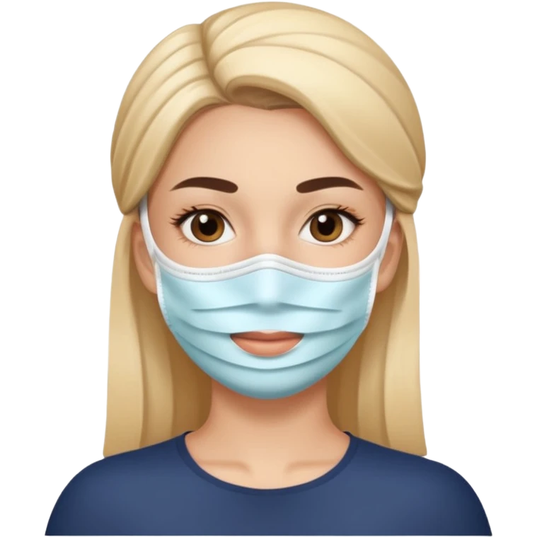women facial mask emoji