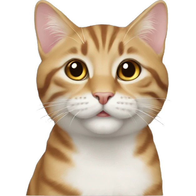 Кошка полосатая  emoji