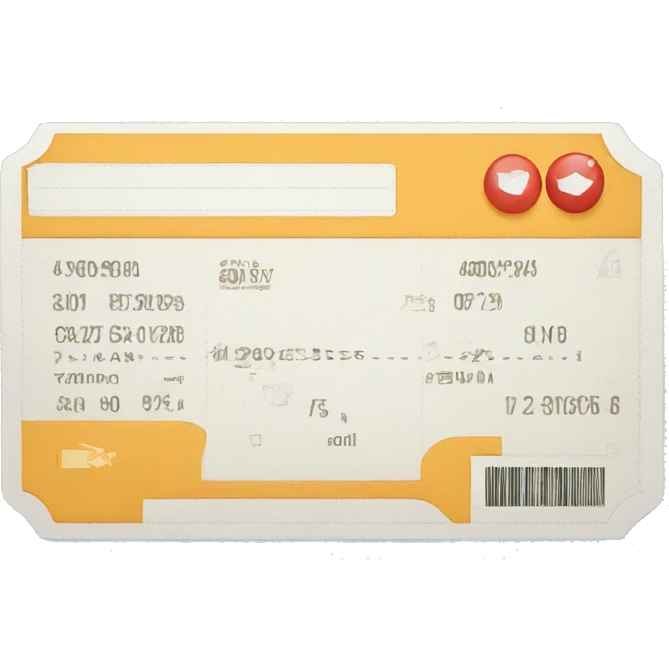 airline ticket emoji