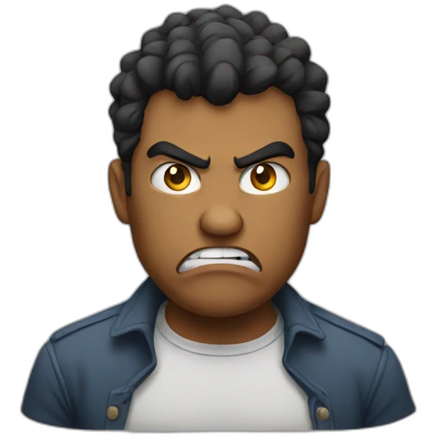 Angry emoji