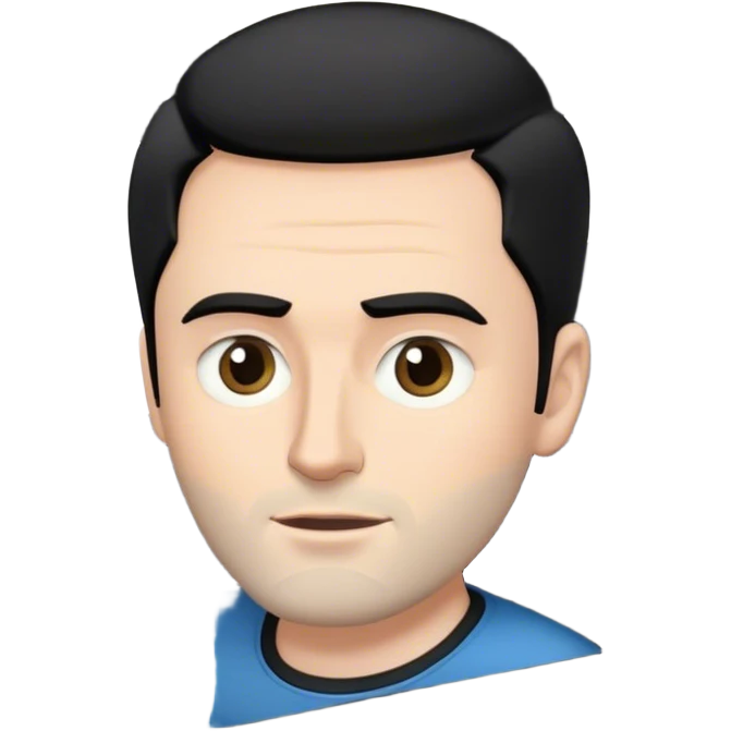 white guy with a little beard and black hair sitting in bmw car with one eyebrow raised emoji