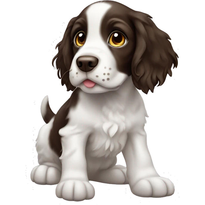 springer spaniel puppy emoji
