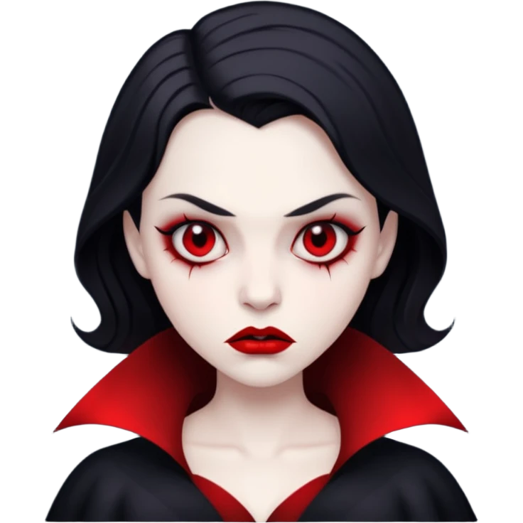 sad vampire
 emoji