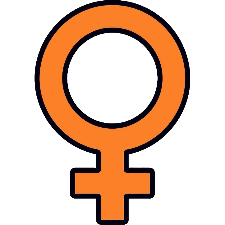 Female gender symbol emoji
