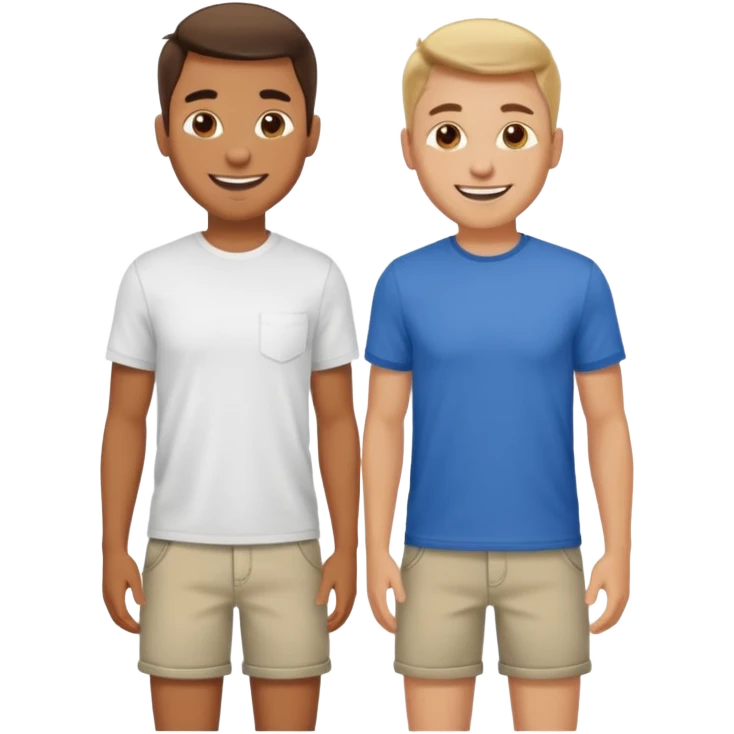 two guys arrive home emoji