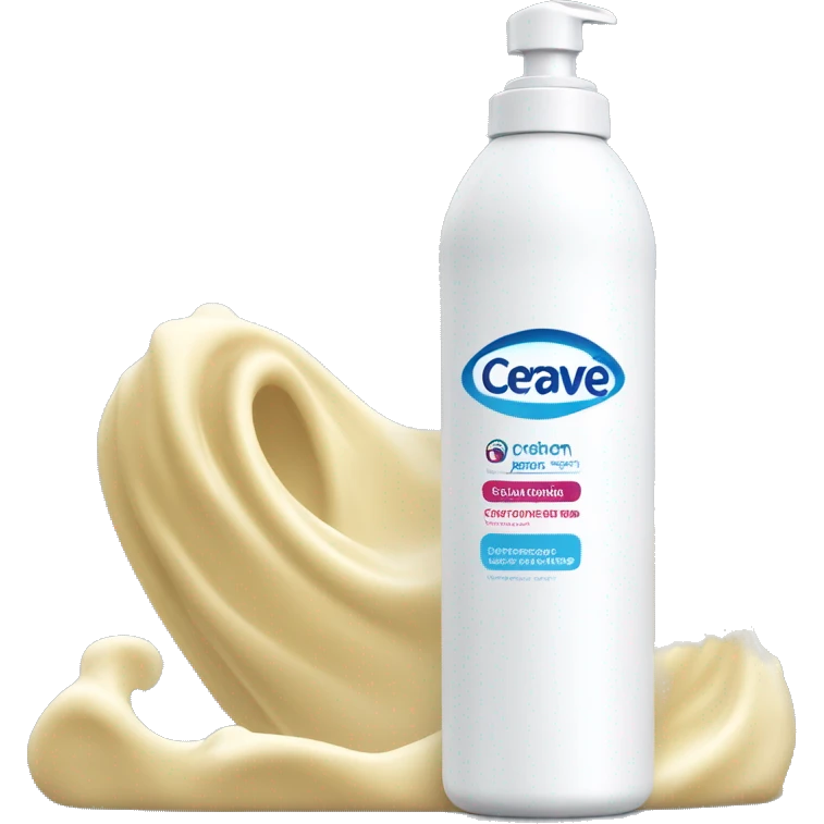 cerave washing foam bottle emoji