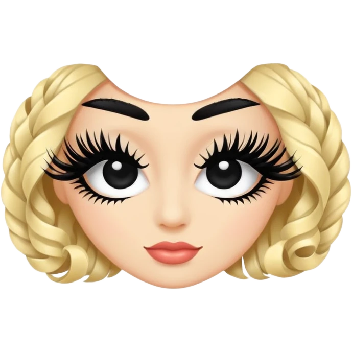 Des faux cils emoji