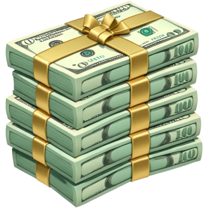 Teal $1 million dollars emoji