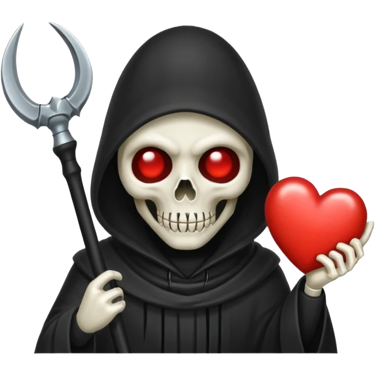 heart eyes reaper emoji