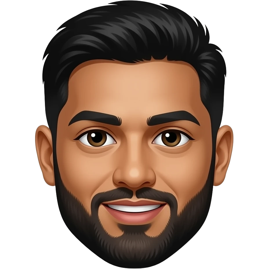 Make babar azam face emoji