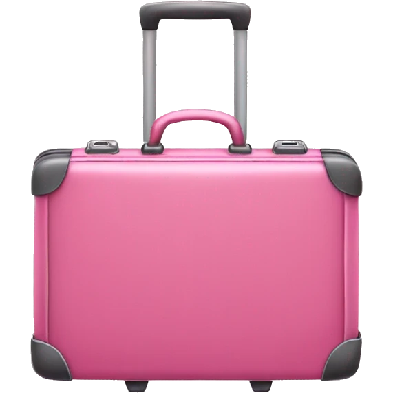 pink suitcase emoji