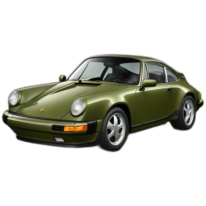 porsche vert olive emoji