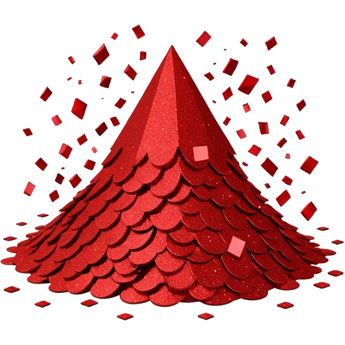 glitter red office emoji