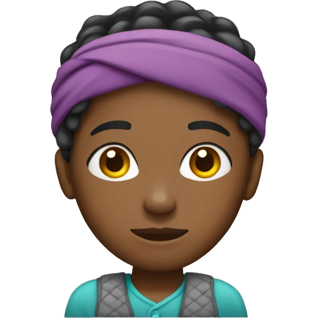 African American Headban emoji