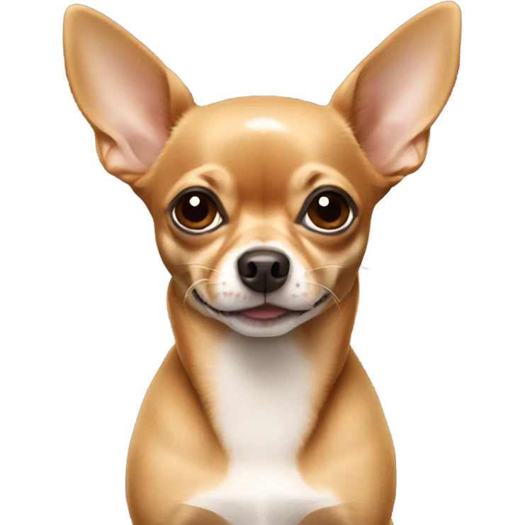 Realistic brown chihuahua  emoji