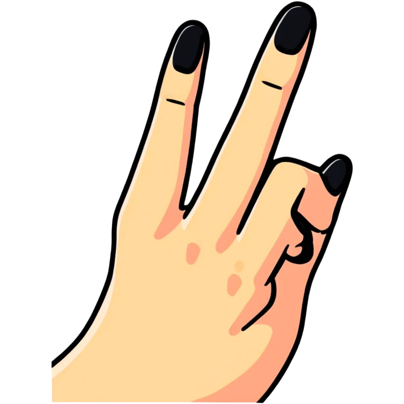 single finger emoji