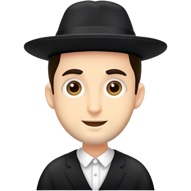 jewish guy with black hat emoji