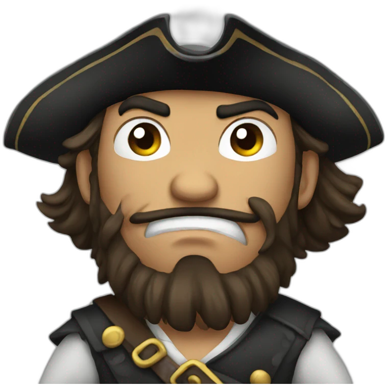 angry pirate emoji